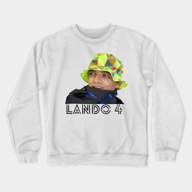 Lando Norris F1 Driver 4 Crewneck Sweatshirt by Worldengine